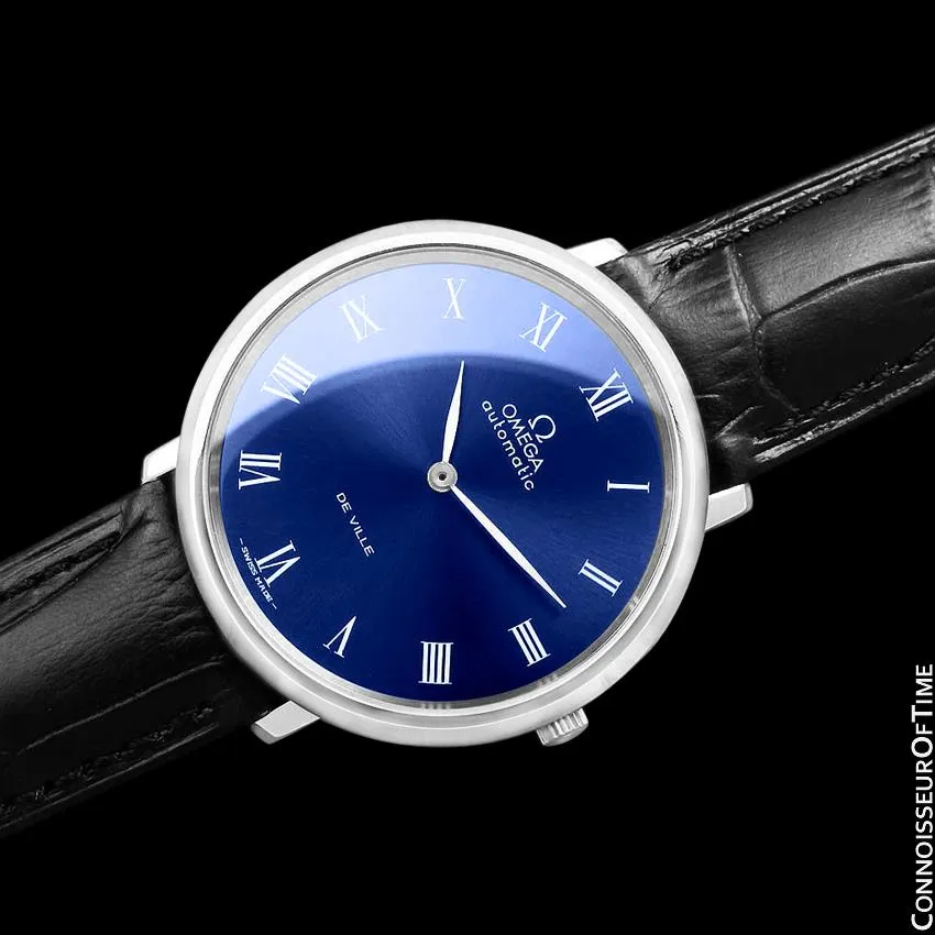1968 Omega Vintage De Ville Mens Full Size Automatic Watch - Stainless Steel