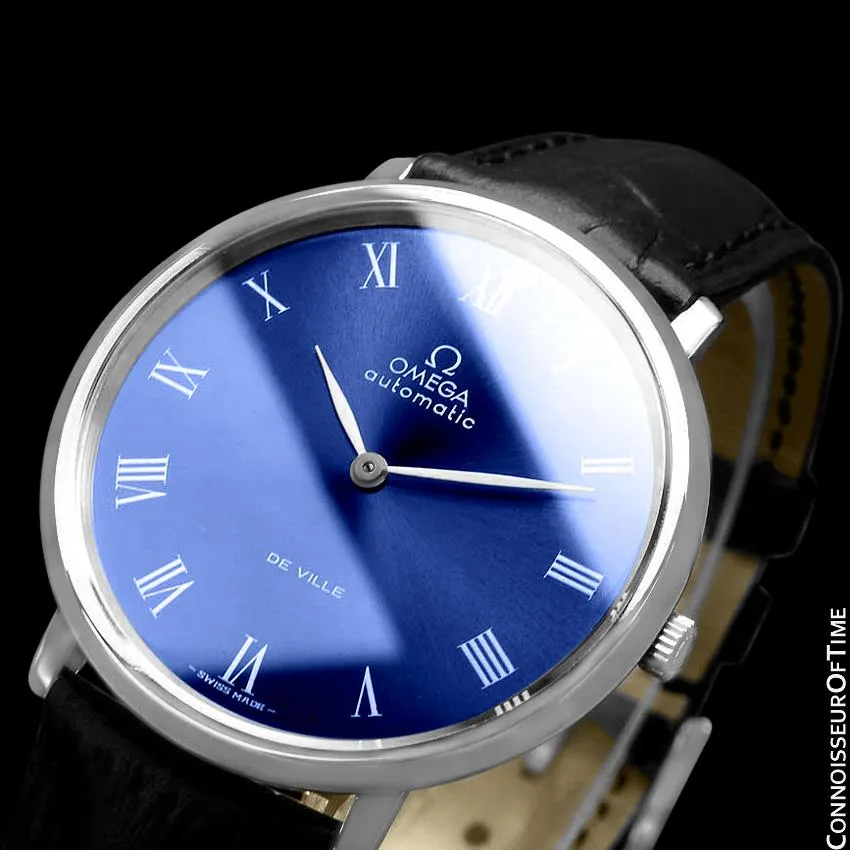 1968 Omega Vintage De Ville Mens Full Size Automatic Watch - Stainless Steel