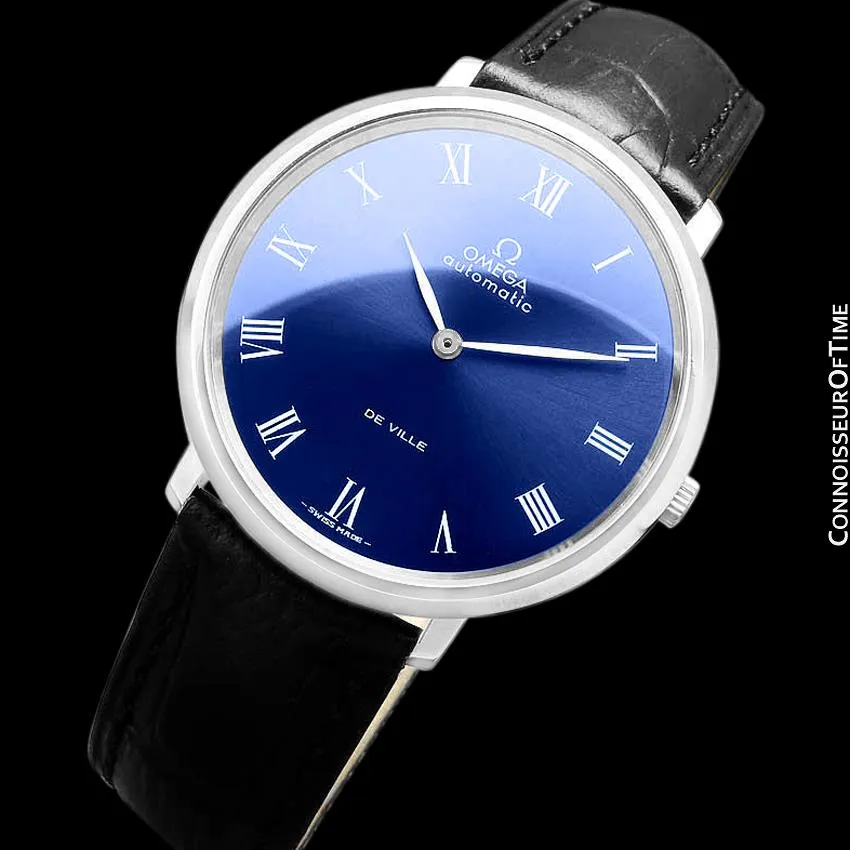 1968 Omega Vintage De Ville Mens Full Size Automatic Watch - Stainless Steel