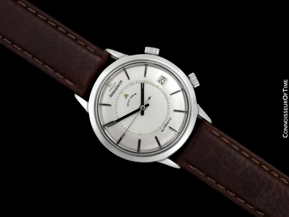1969 Jaeger-LeCoultre Vintage Mens Memovox E855 Alarm Reveil, Automatic - Stainless Steel