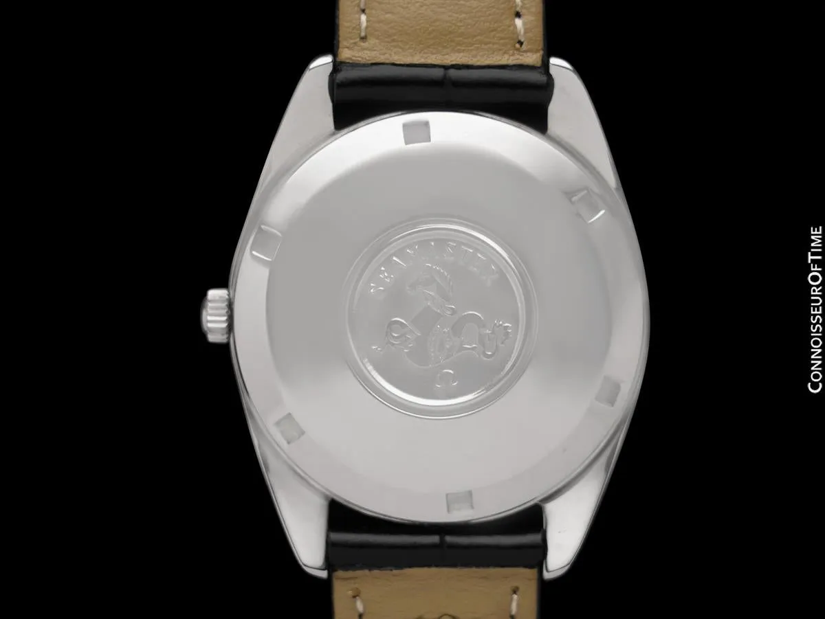 1969 Omega Seamaster Mens Vintage Watch with Autoamtic Cal. 565 Movement and Royal Blue Dial - Stainless Steel