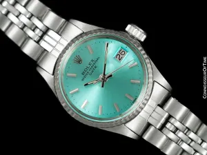1969 Rolex Classic Vintage Ladies Date (Datejust) Watch - Stainless Steel & 18K White Gold