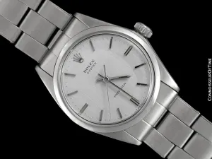 1969 Rolex Oyster Classic Vintage Mens Handwound Watch, Stainless Steel