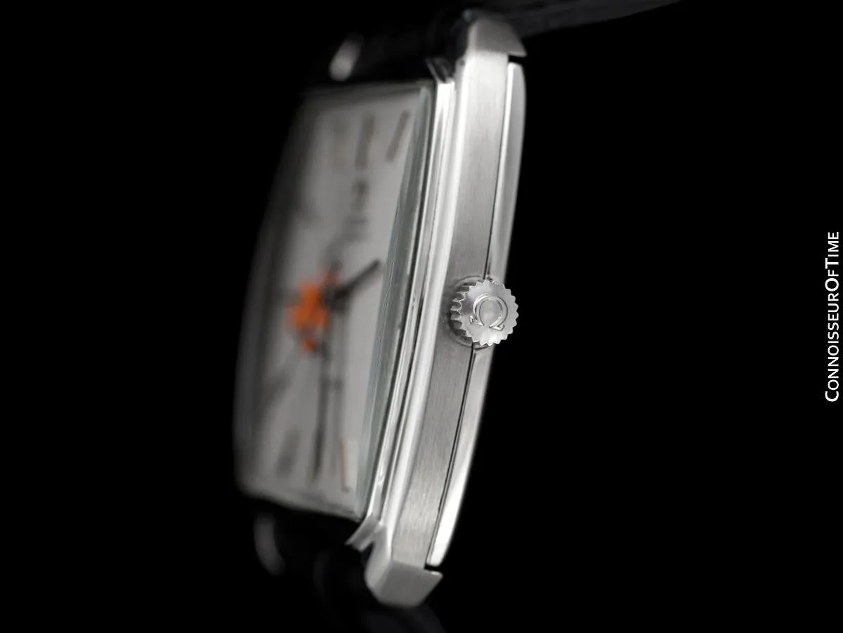 1970 Omega De Ville Vintage Mens Automatic Dress Watch with Disney's Pluto Dog - Stainless Steel