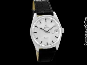 1970 Omega Geneve Vintage Mens Cal. 565 Automatic Watch with Quick-Setting Date - Stainless Steel