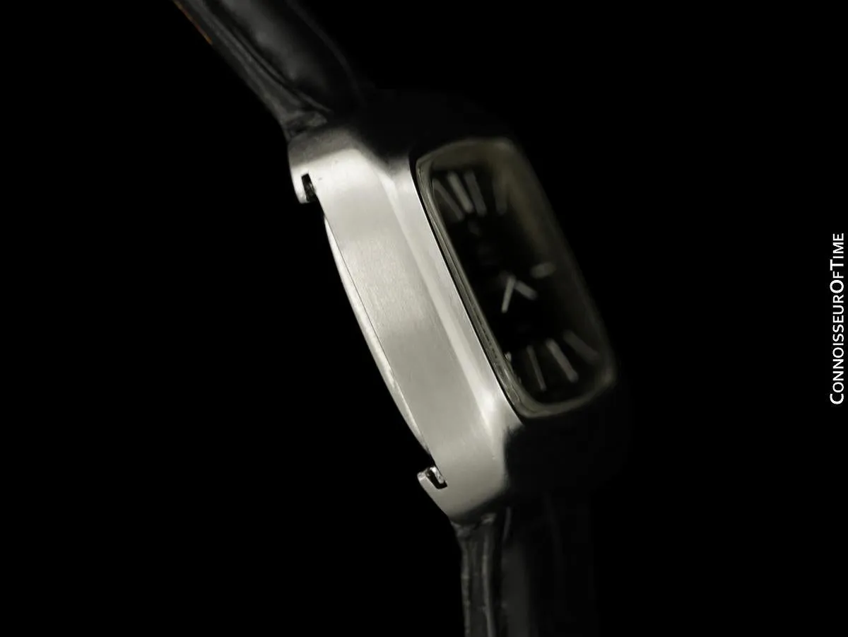 1970's Omega De Ville Mens Retro Dress TV Watch, Automatic - Stainless Steel