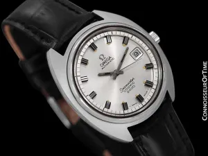 1970's Omega Seamaster Cosmic 2000 Vintage Retro Mens Dive Watch, Date - Stainless Steel
