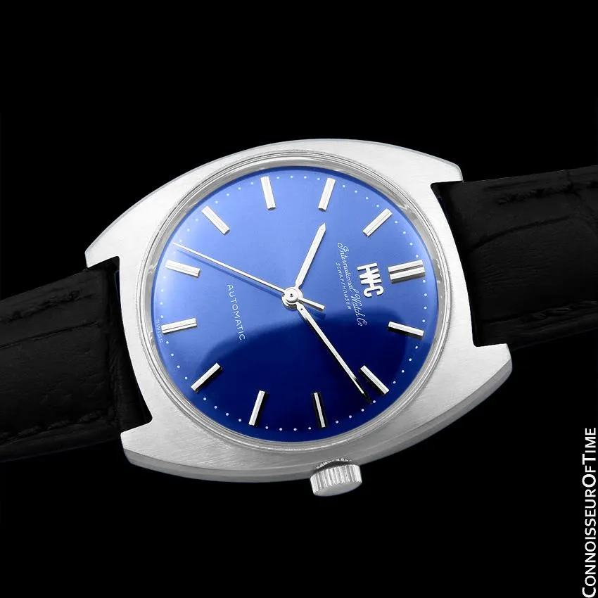 1971 IWC Vintage Mens Full Size Watch, Cal. 8541B Pellaton Automatic - Stainless Steel