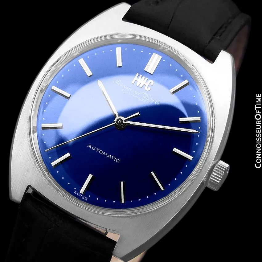 1971 IWC Vintage Mens Full Size Watch, Cal. 8541B Pellaton Automatic - Stainless Steel