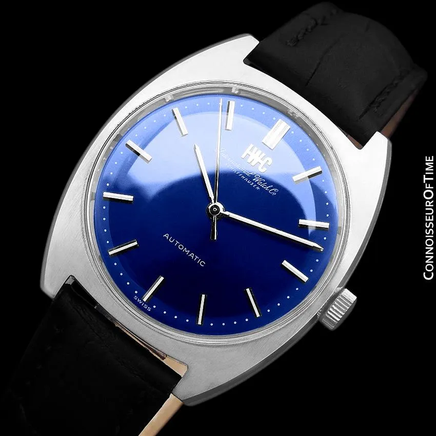 1971 IWC Vintage Mens Full Size Watch, Cal. 8541B Pellaton Automatic - Stainless Steel