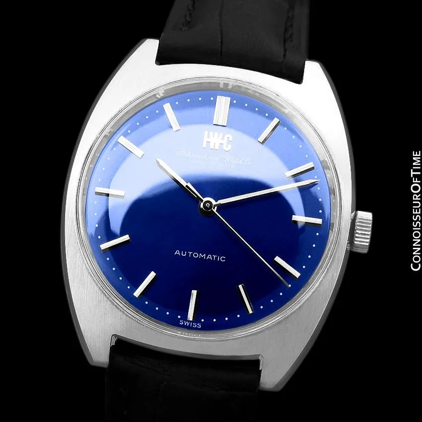 1971 IWC Vintage Mens Full Size Watch, Cal. 8541B Pellaton Automatic - Stainless Steel