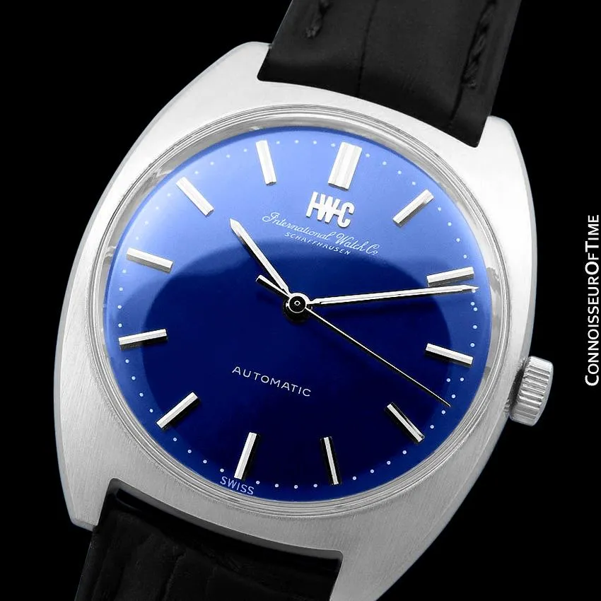 1971 IWC Vintage Mens Full Size Watch, Cal. 8541B Pellaton Automatic - Stainless Steel