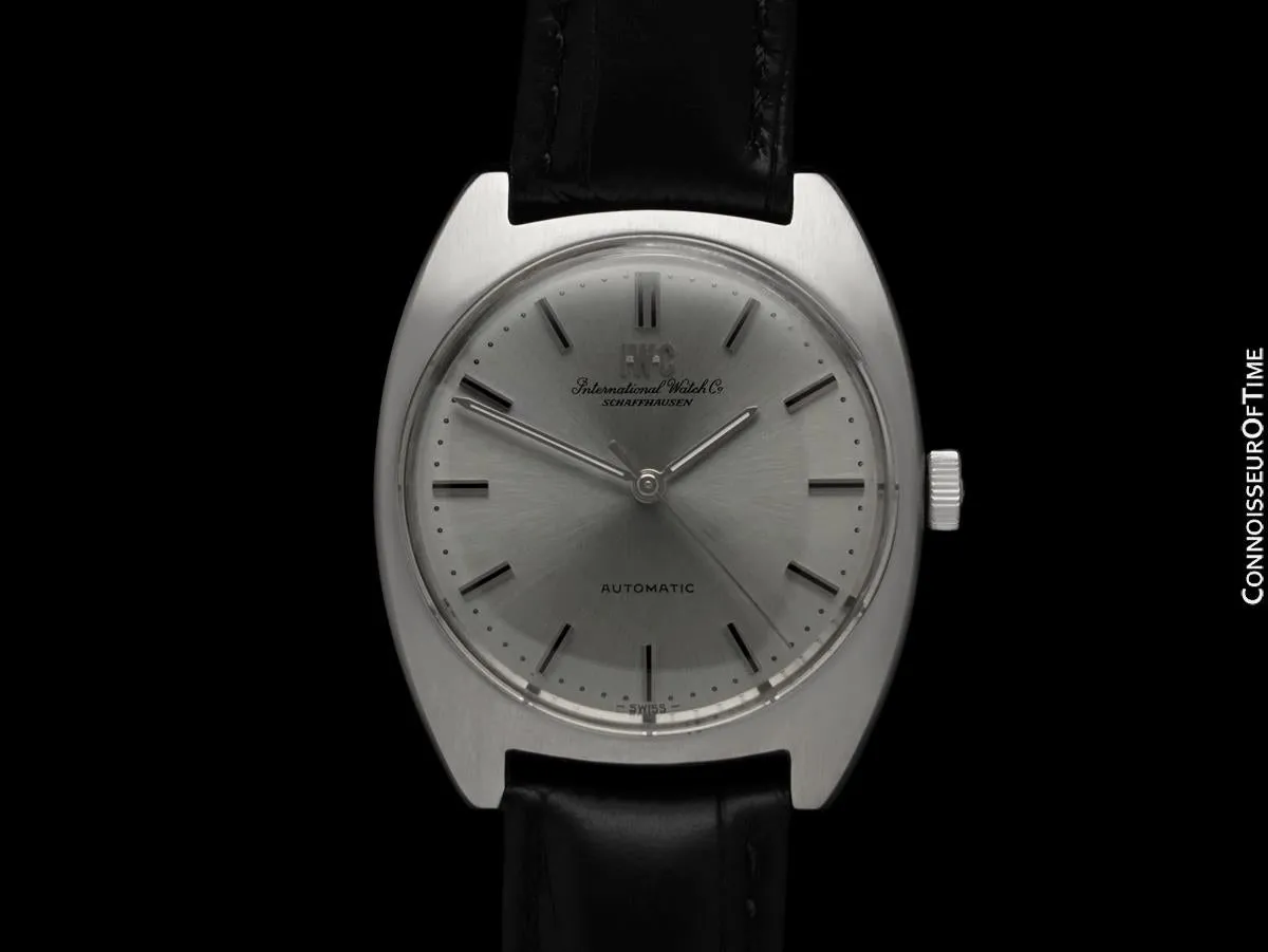1971 IWC Vintage Mens Full Size Watch, Cal. 854B Pellaton Automatic - Stainless Steel