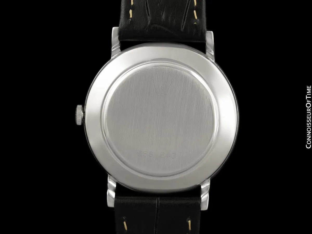 1971 Rolex Precision Vintage Mens Classic Ref. 9829 Dress Watch - Stainless Steel