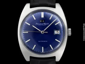 1972 IWC Vintage Mens Full Size Watch, Cal. 8541B Pellaton Automatic with Date - Stainless Steel