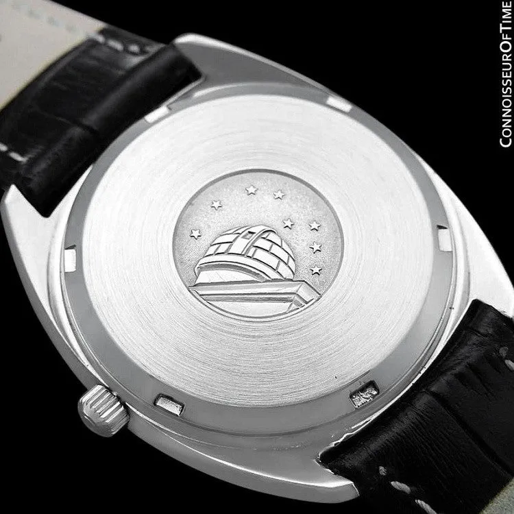 1972 Omega Constellation "C" Chronometer Vintage Mens Calendar Date Watch - Stainless Steel