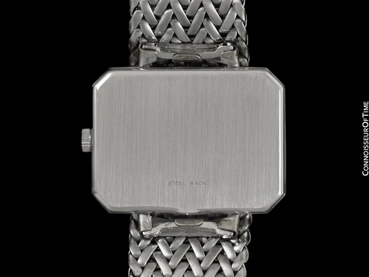 1972 Omega De Ville Mens "Emerald" Modern Watch By Andrew Grima - Stainless Steel