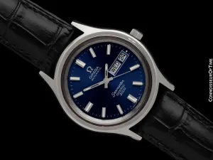 1972 Omega Seamaster Cosmic 2000 Vintage Retro Mens Day Date Dive Watch - Stainless Steel