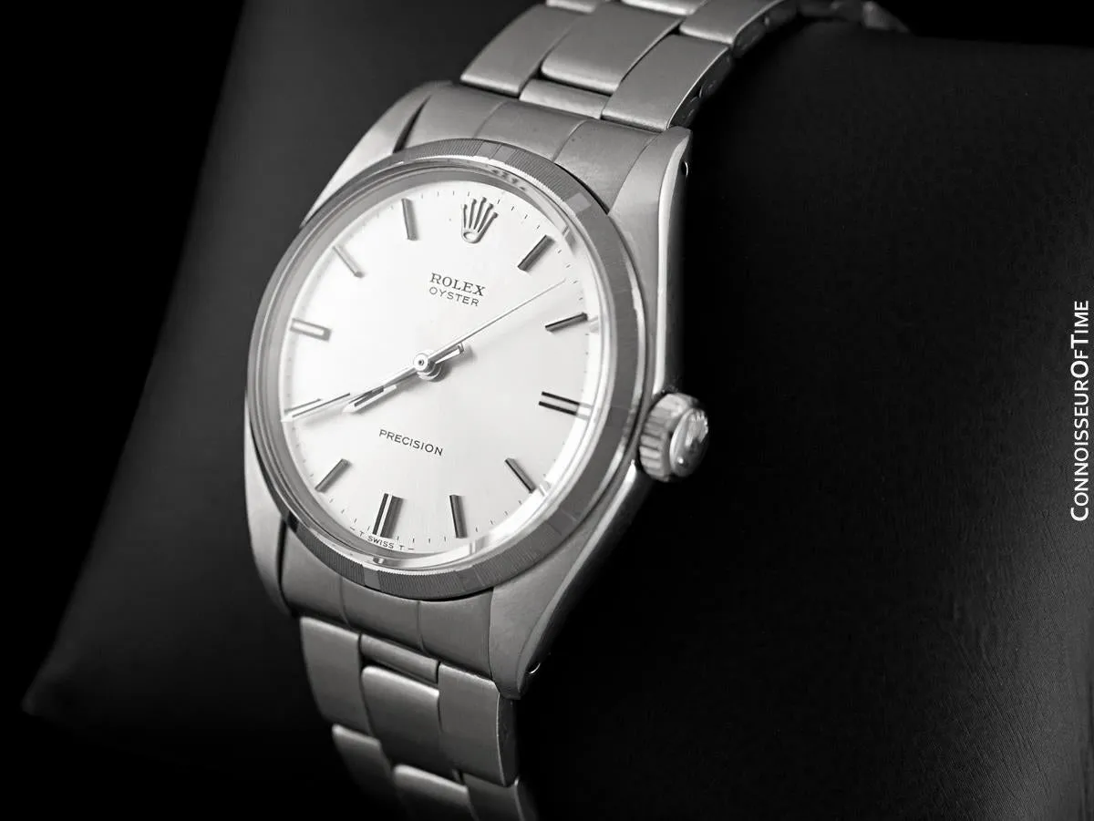 1972 Rolex Oyster Vintage Mens Watch, Stainless Steel - Classic Design