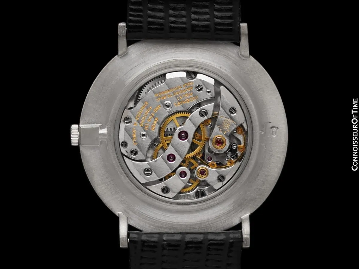 1973 Audemars Piguet Vintage Mens Thin Dress Watch - 18K White Gold