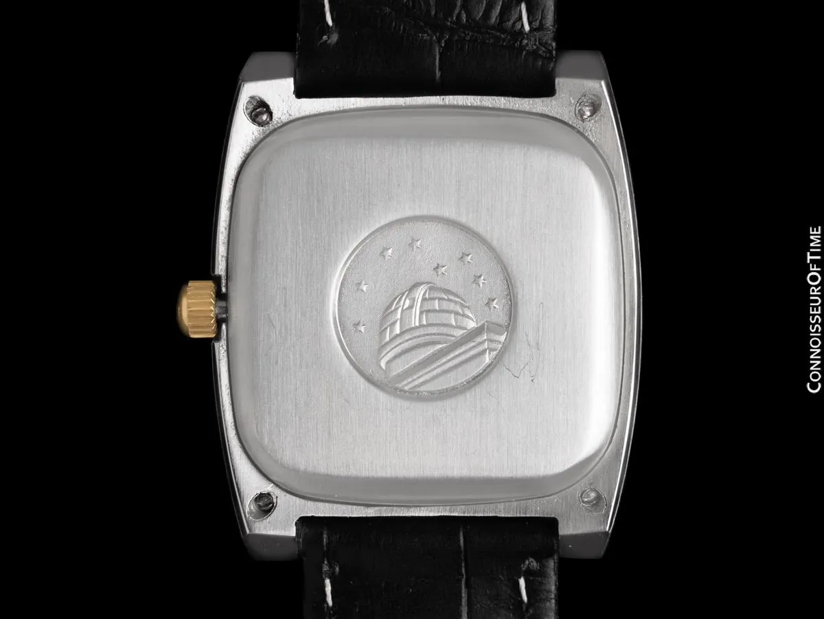 1973 Omega Constellation Vintage Mens Automatic Chronometer Watch, Day Date - Stainless Steel & 14K Gold