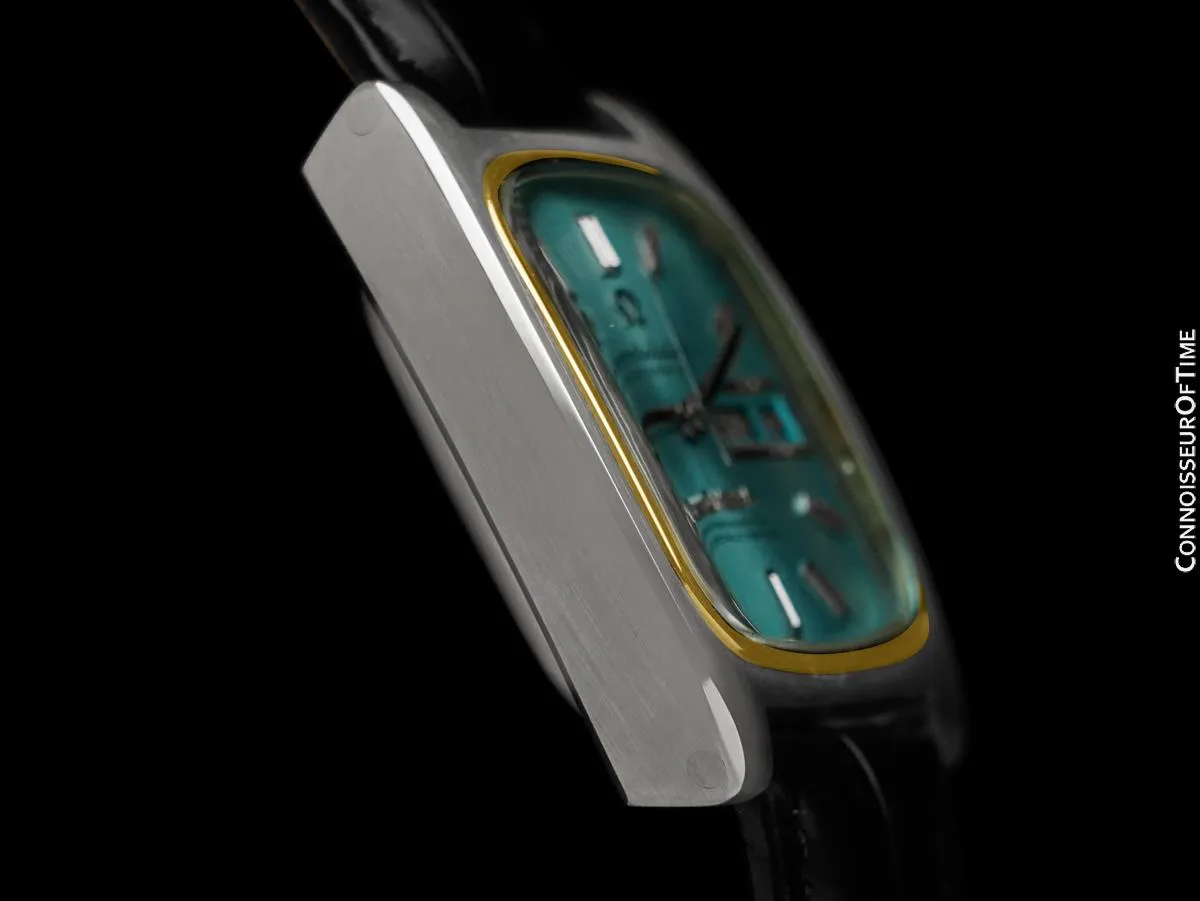 1973 Omega Constellation Vintage Mens "Tiffany Blue" Chronometer Day Date Watch - Stainless Steel & 14K Gold