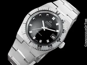 1973 Omega Geneve Vintage Mens Divers Watch - Stainless Steel