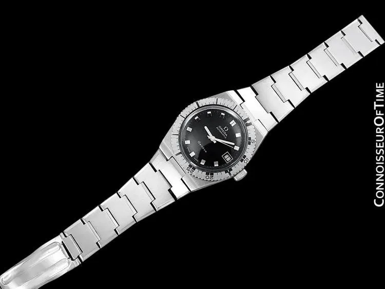 1973 Omega Geneve Vintage Mens Divers Watch - Stainless Steel