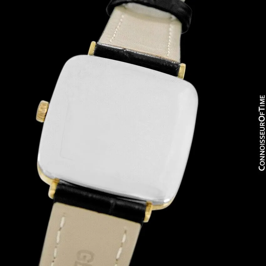 1973 Omega Geneve Vintage Midsize Handwound Ultra Slim Watch - 18K Gold Plated