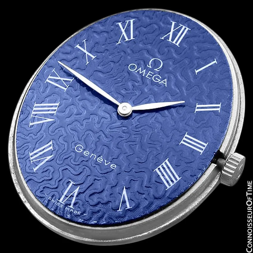 1973 Omega Geneve Vintage Midsize Unisex Handwound Ultra Slim Watch - Stainless Steel