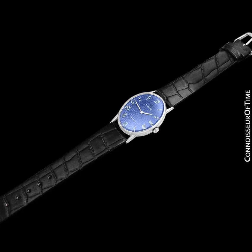 1973 Omega Geneve Vintage Midsize Unisex Handwound Ultra Slim Watch - Stainless Steel