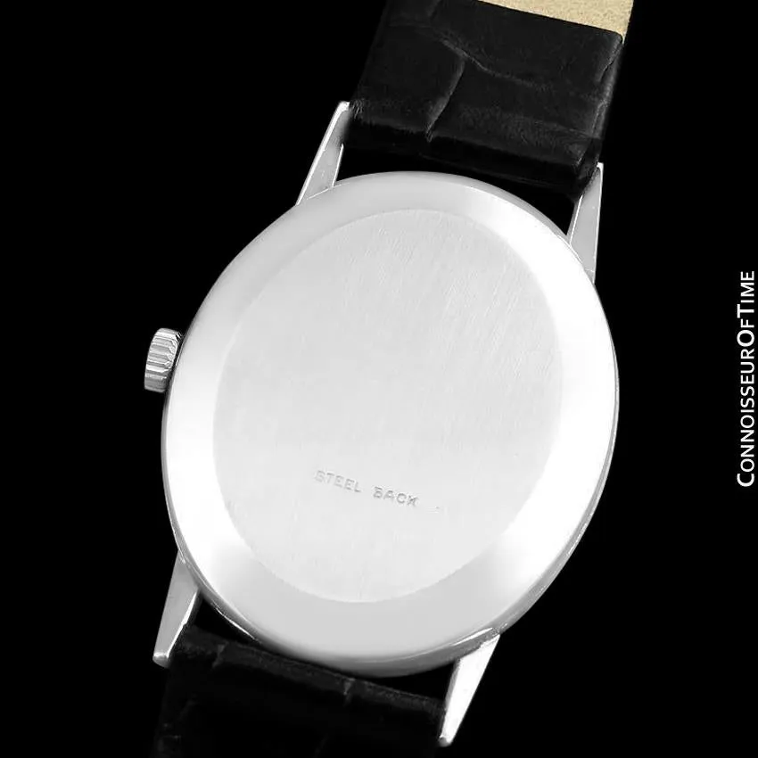1973 Omega Geneve Vintage Midsize Unisex Handwound Ultra Slim Watch - Stainless Steel