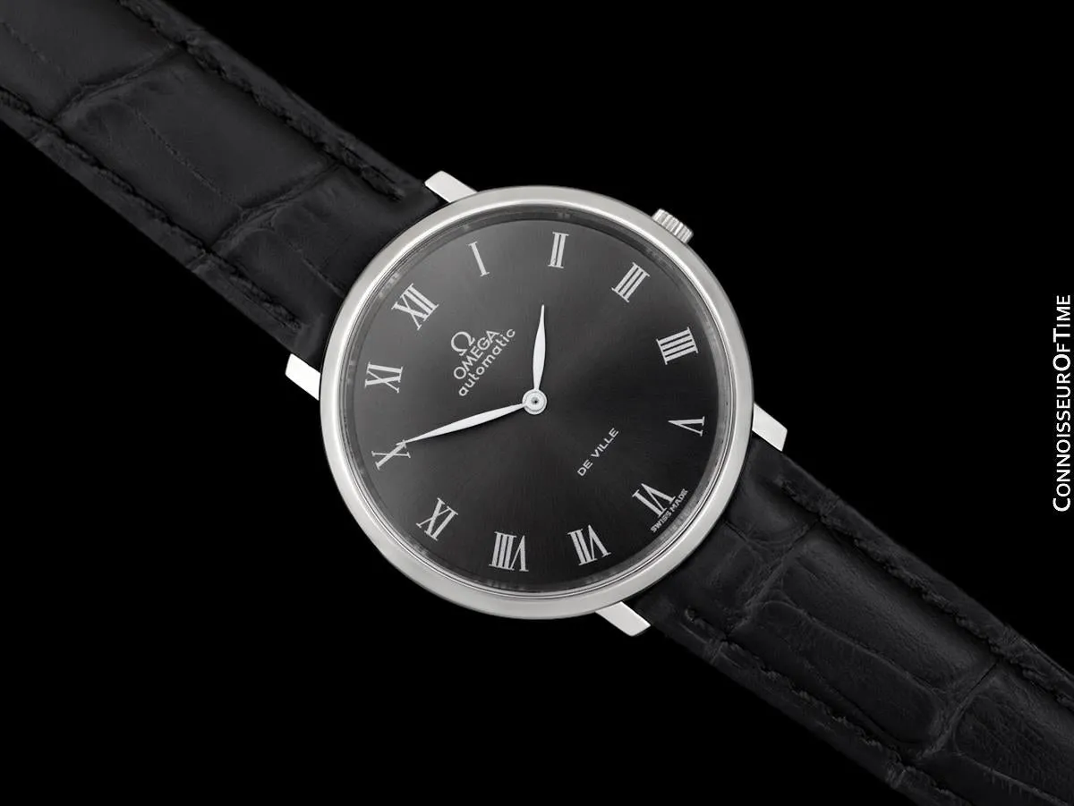 1973 Omega Vintage De Ville Mens Full Size Automatic Watch - Stainless Steel