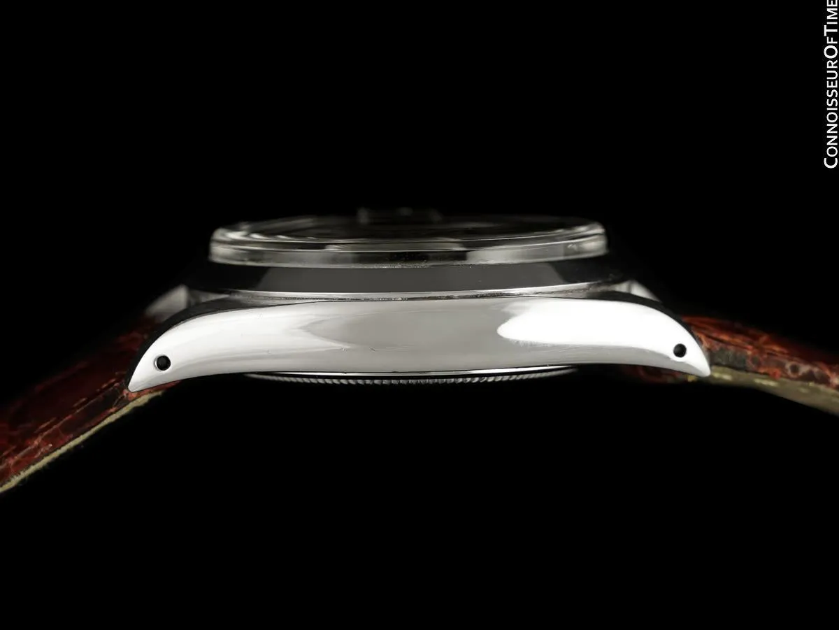 1973 Rolex Vintage Mens Oysterdate Date Watch, Silver Dial - Stainless Steel