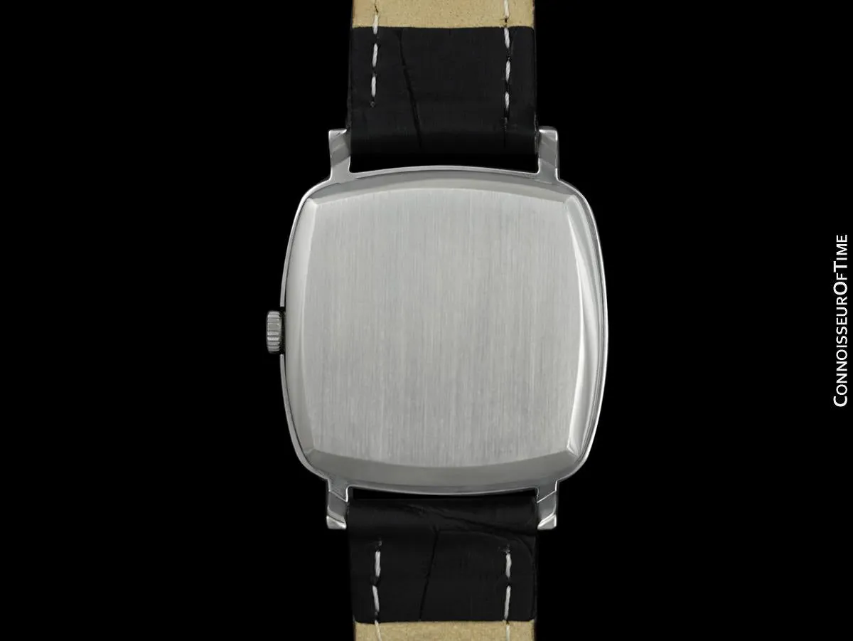 1974 Omega De Ville Vintage Mens Automatic Dress Watch with Disney's Pluto Dog - Stainless Steel
