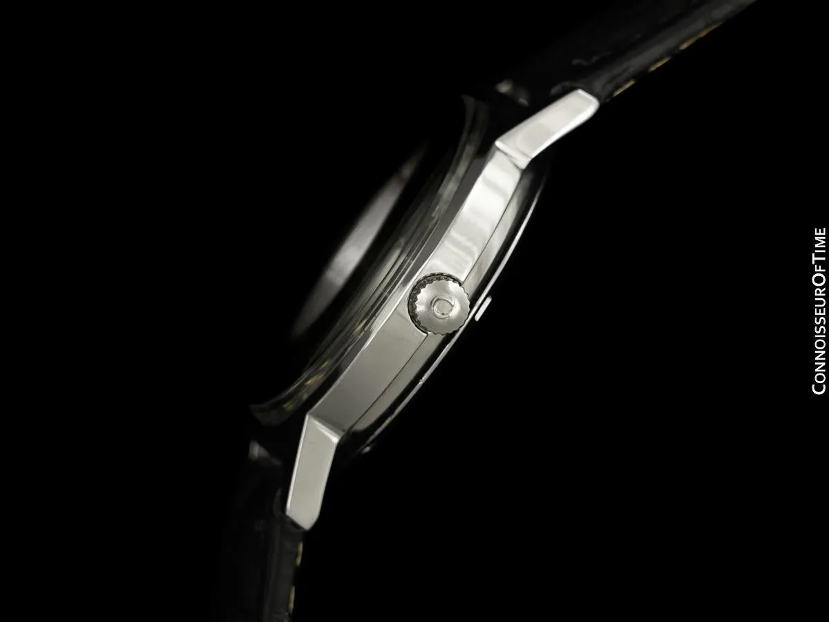 1974 Omega Geneve Vintage Mens Automatic Watch with Quick-Setting Date - Stainless Steel