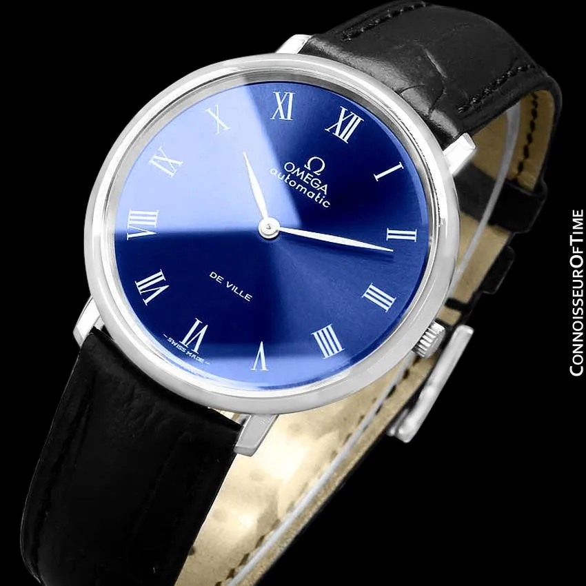 1974 Omega Vintage De Ville Mens Full Size Automatic Watch - Stainless Steel