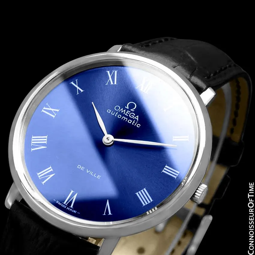 1974 Omega Vintage De Ville Mens Full Size Automatic Watch - Stainless Steel