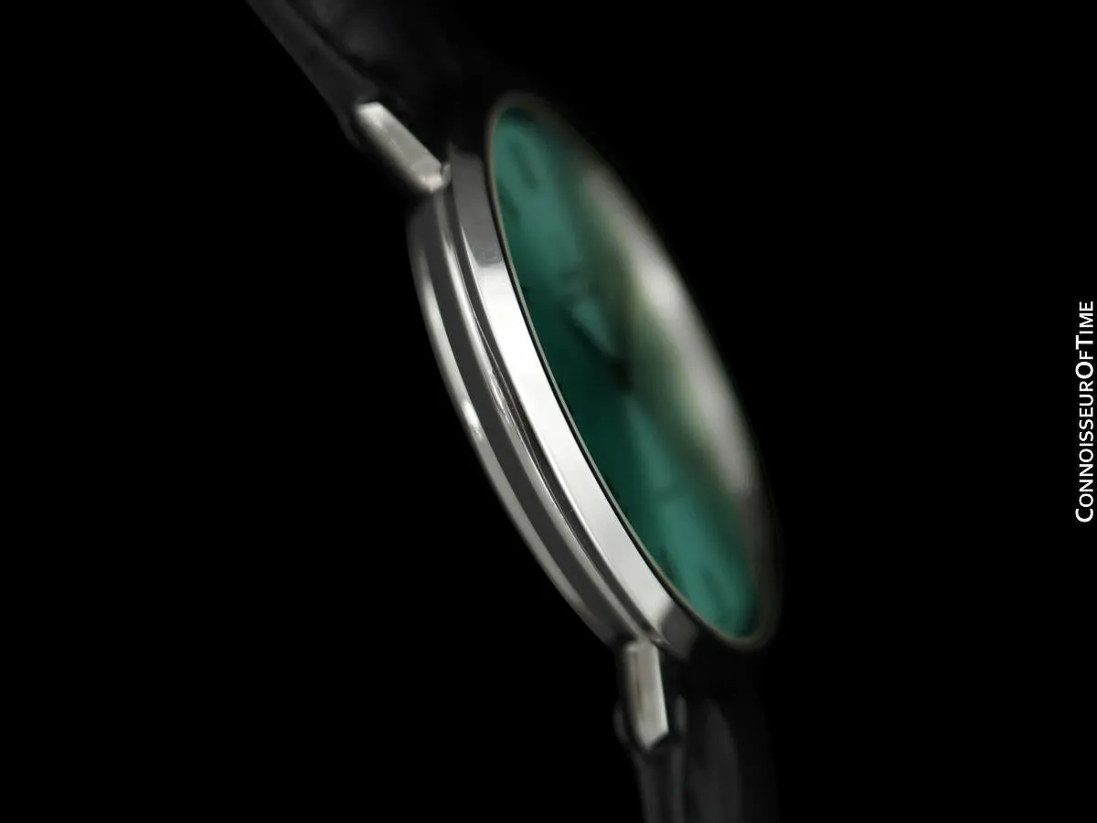 1974 Omega Vintage De Ville Mens Full Size Automatic Watch with Tiffany Blue Dial - Stainless Steel