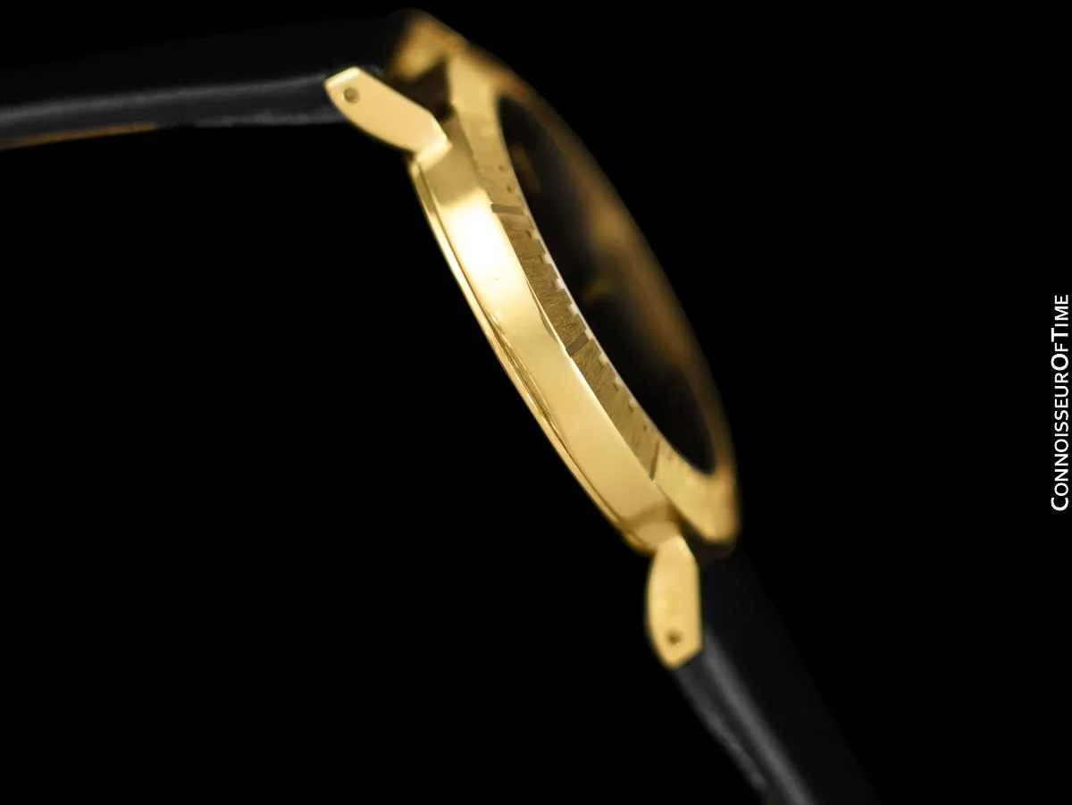 1976 Rolex Cellini Vintage Mens Handwound Oval Watch, Ref. 4083 - 18K Gold