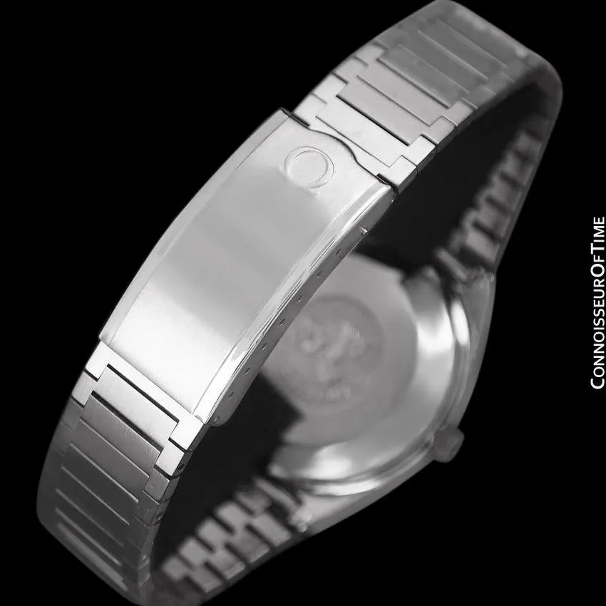 1980 Omega Seamaster Vintage Mens Bracelet Watch, Automatic, Day Date - Stainless Steel