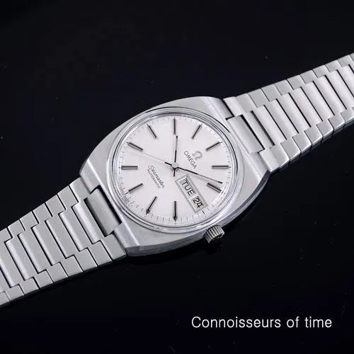 1980 Omega Seamaster Vintage Mens Bracelet Watch, Automatic, Day Date - Stainless Steel