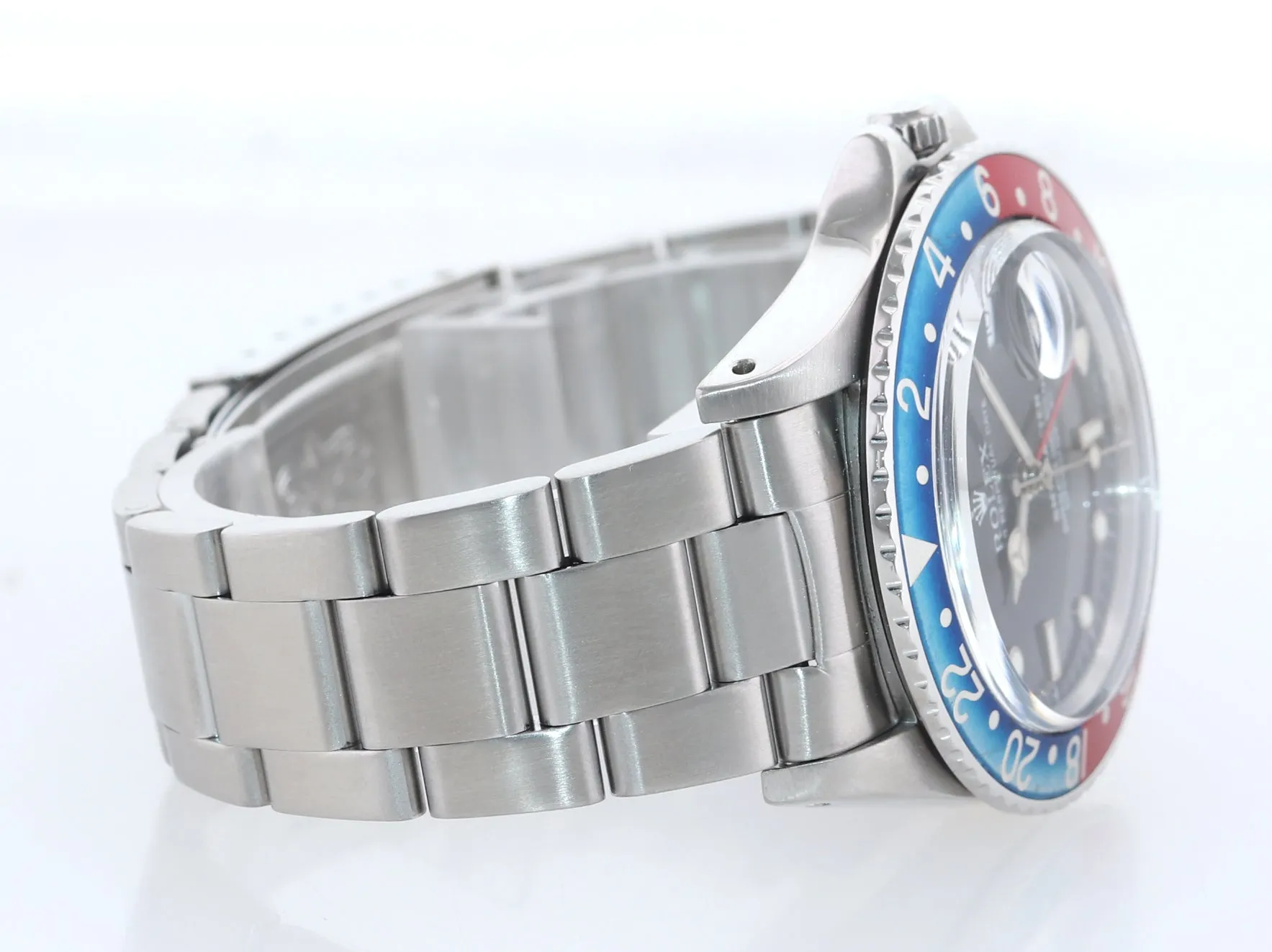 1986 Rolex GMT-Master Pepsi Blue Red Steel 16750 40mm Watch Box