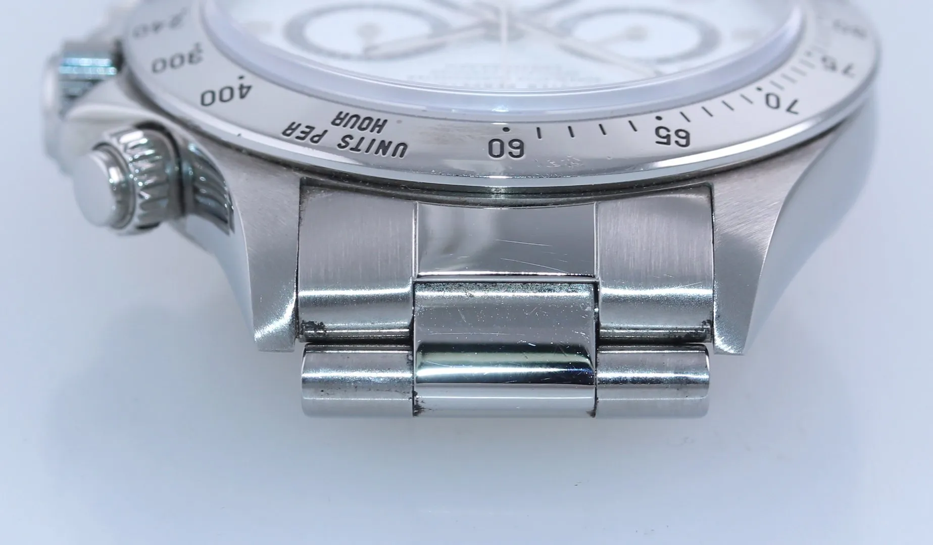 1998 Rolex 16520 Zenith Daytona Tritium White Dial 40mm Chronograph Watch Box