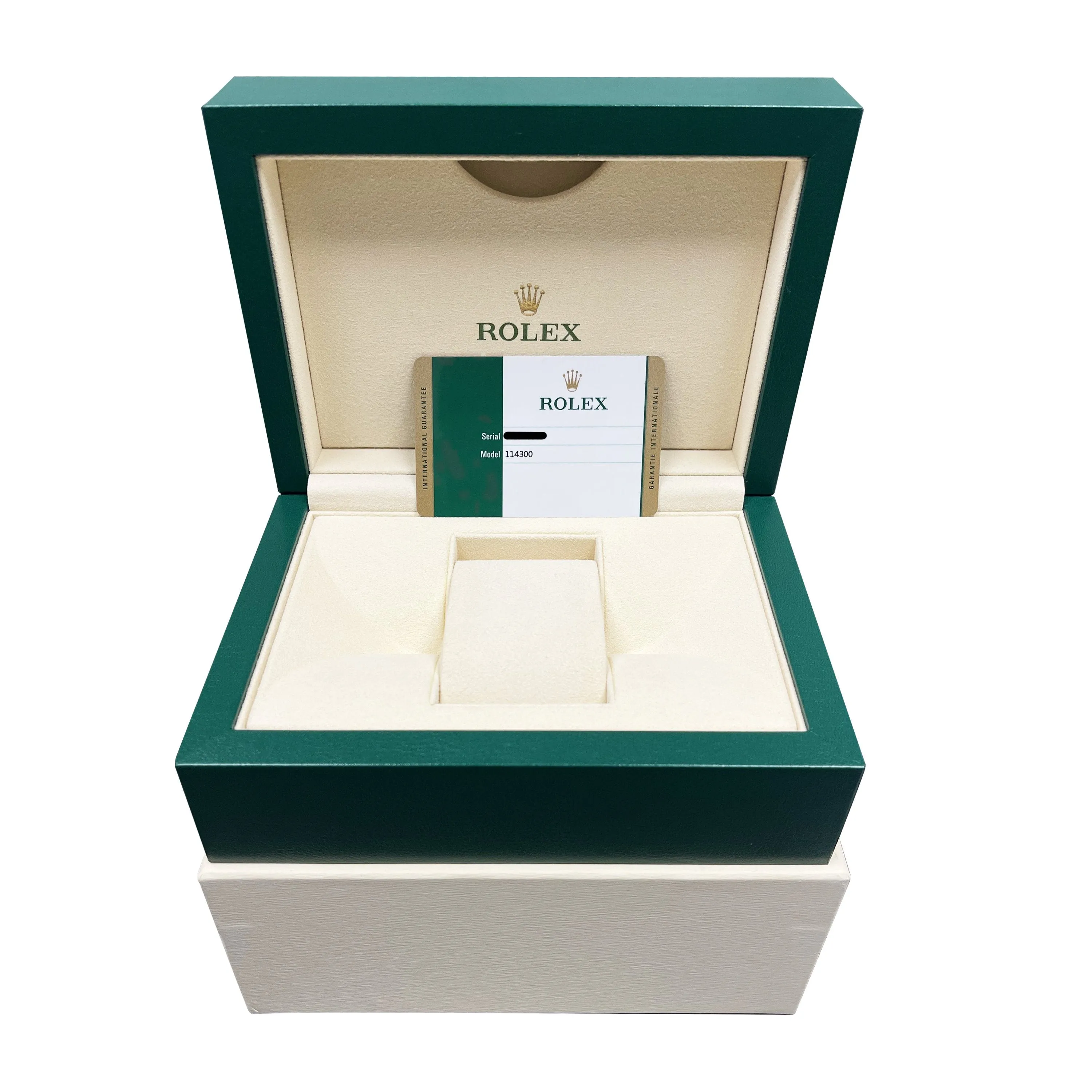 2018 Rolex Oyster Perpetual 39mm Grape Stainless Steel 114300 Watch B&P