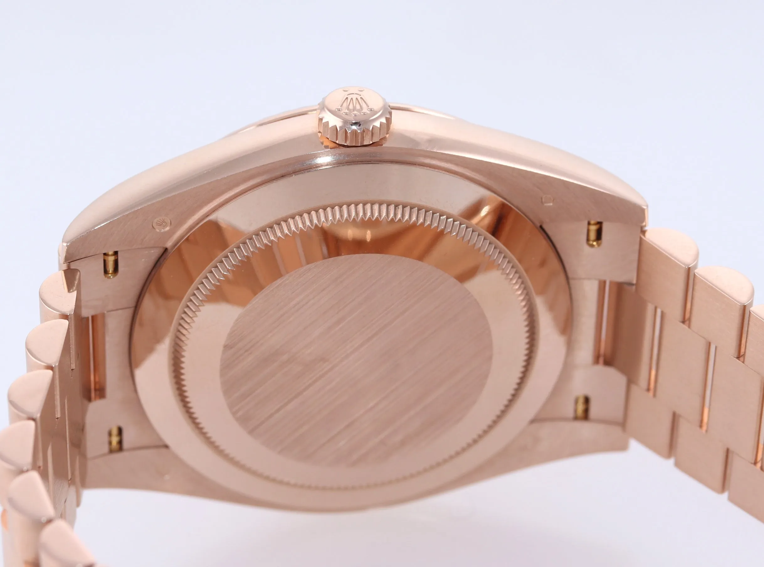 2019 NEW Rolex President 40mm 18k Rose Gold Olive Green Roman 228235 Watch Box