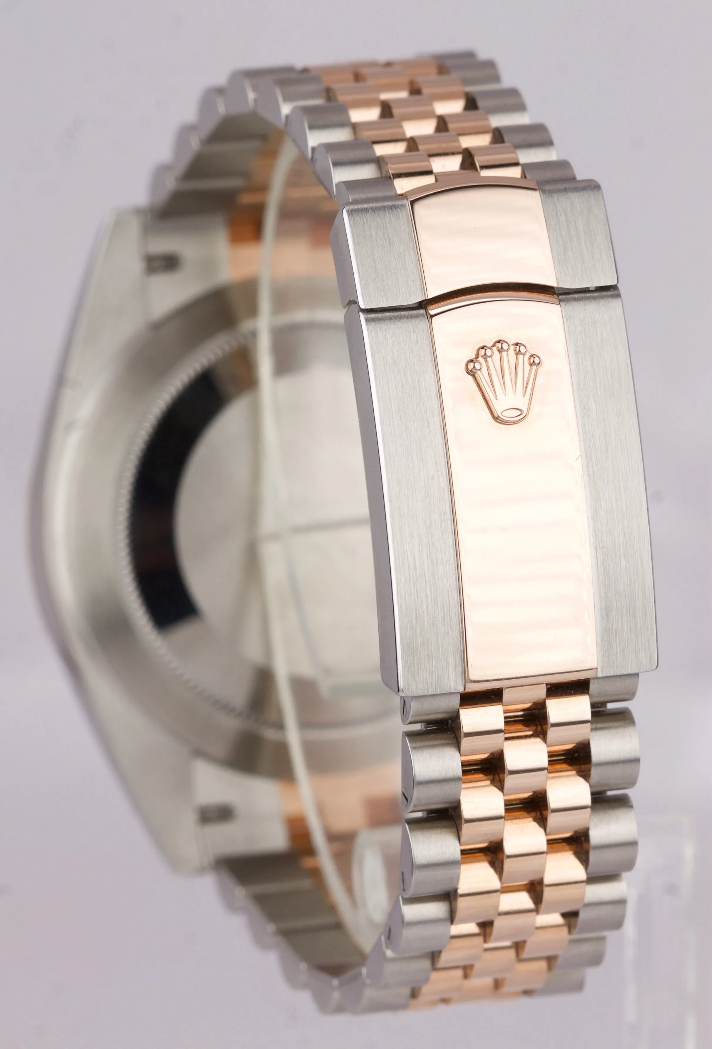 2019 Rolex DateJust 41 II 126331 Brown Everose Gold 18K Two-Tone Jubilee Watch