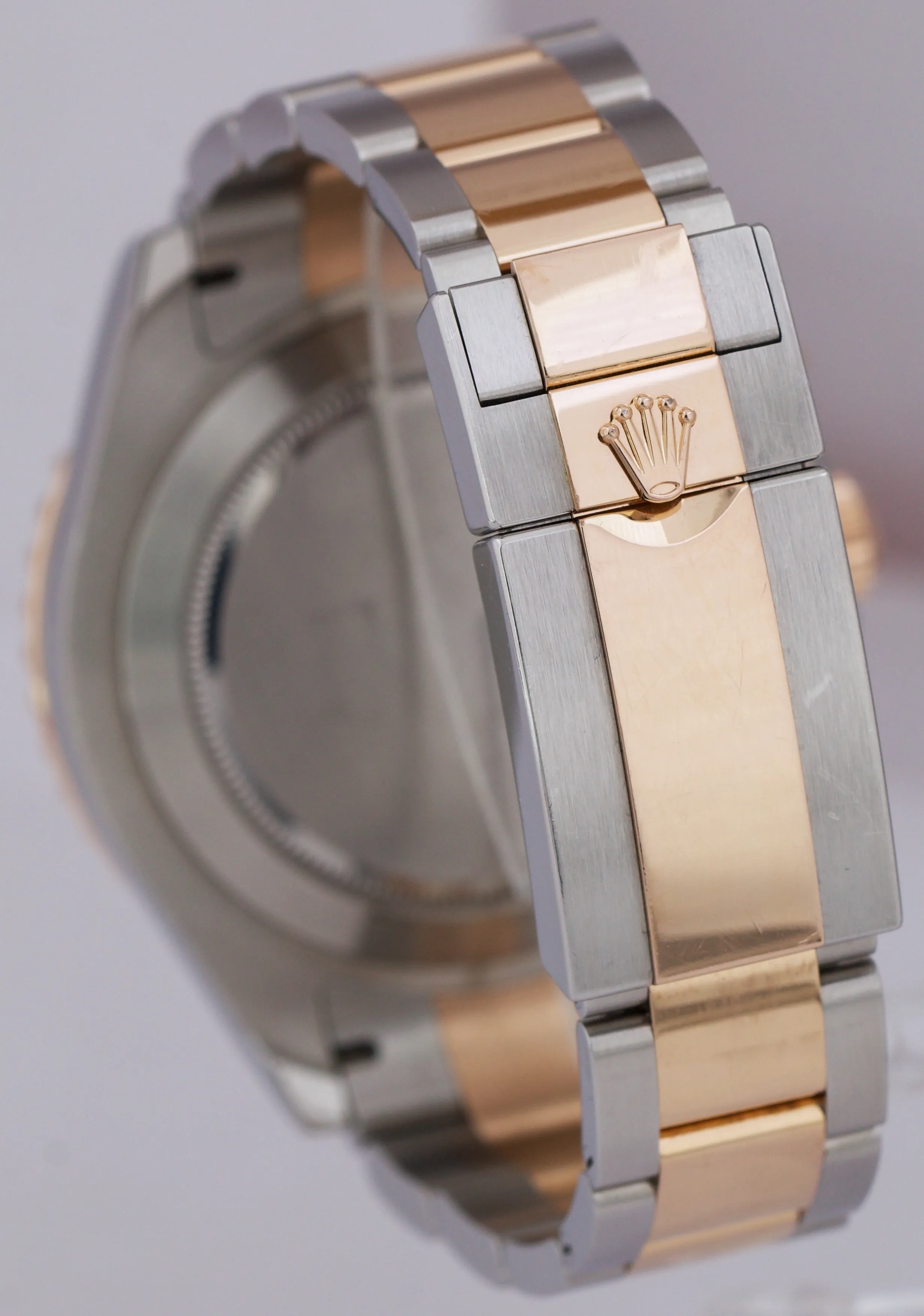 2019 Rolex Yacht-Master II 44mm Two-Tone Rose Gold Stainless Watch 116681 B P