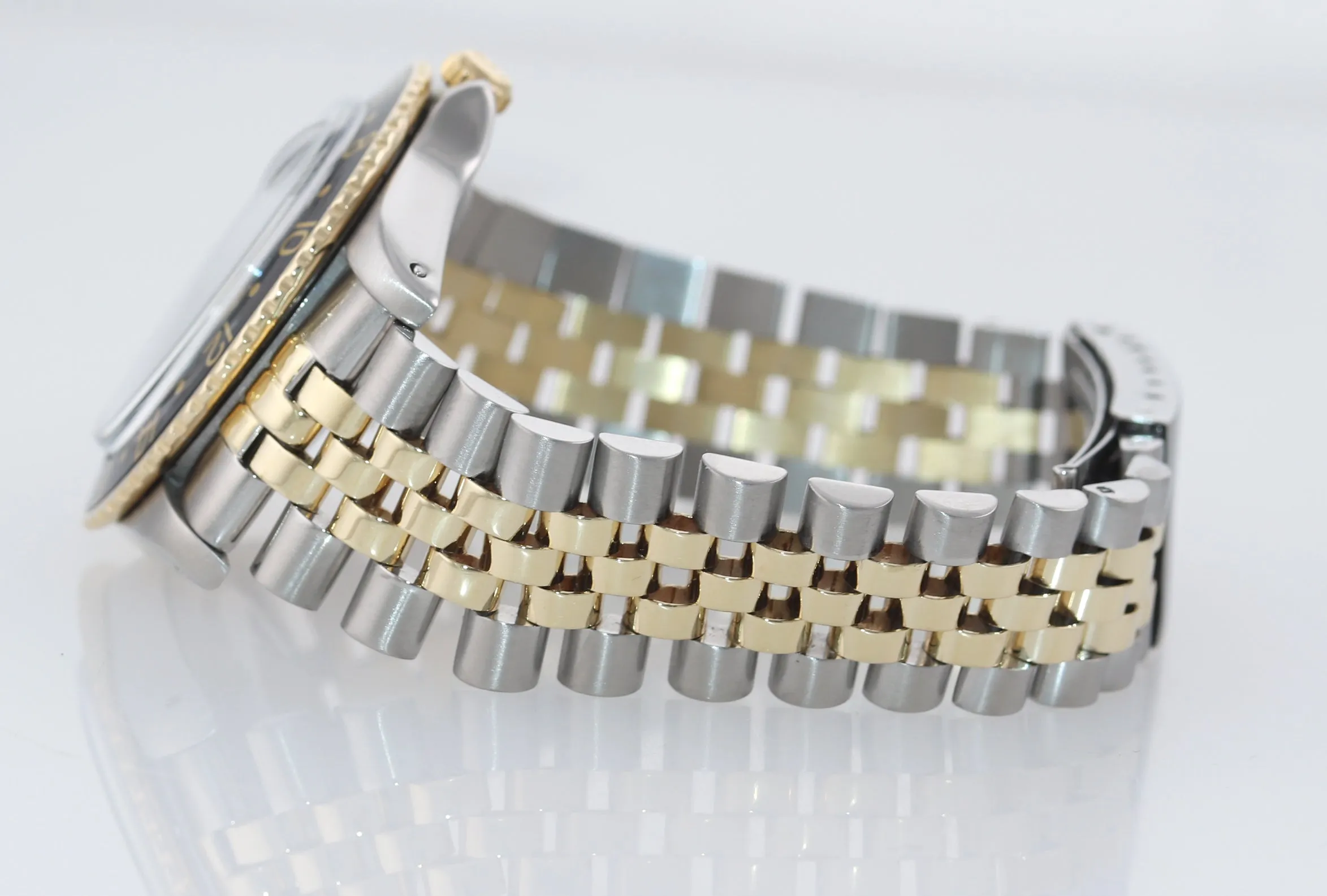 2020 Service Rolex GMT-Master 16753 Jubilee Two-Tone Nipple Steel Gold Black