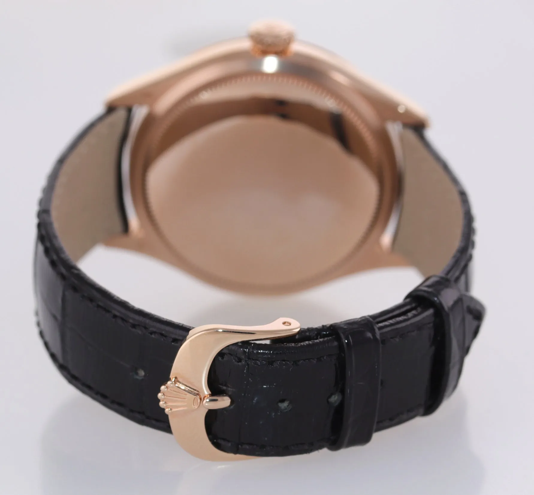 2021 NEW PAPERS Rolex Cellini 39mm Rose Gold White Dial 50505 Watch Box